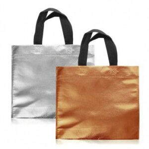 ECOBOLSA METALIZADA 30x30 MANIJAS S/Imp.