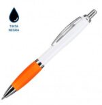 BOLIGRAFO BREMEN WHITE, TINTA NE, S/Imp.