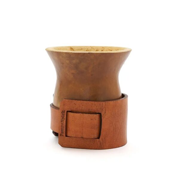 Mate Alazan ( calabaza + cinturon de cuero) - Imagen 9