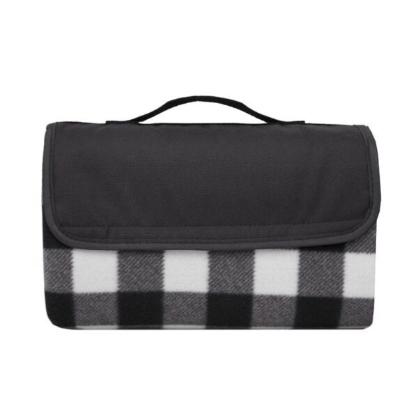 Manta COLORADO c/cuadros - Imagen 6