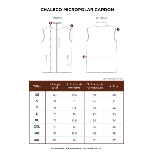 Chaleco Micropolar Cardon - Imagen 8